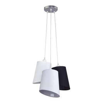 Duolla - Suspension filaire VERONA 3xE27/40W/230V d. 40 cm