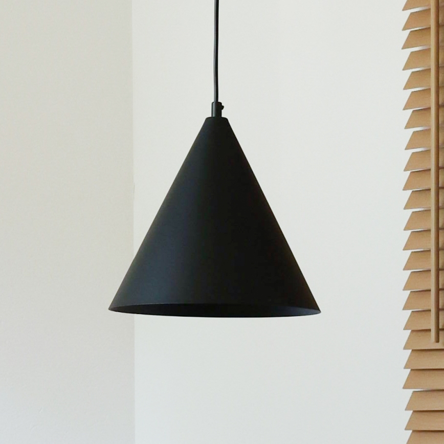 Duolla - Suspension sur câble IRONLINE 1x G9/3 W/230 V Ø 25 cm noir