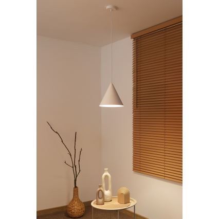 Duolla - Suspension sur câble IRONLINE 1xG9/3W/230V diam. 25 cm blanche