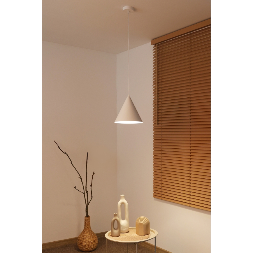 Duolla - Suspension sur câble IRONLINE 1xG9/3W/230V diam. 25 cm blanche