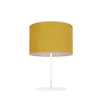 Duolla - Tischleuchte BRISTOL 1xE14/15W/230V d 17,5 cm gelb/weiß