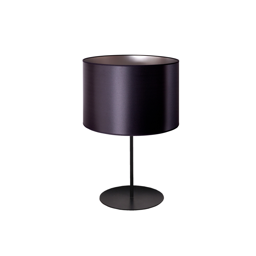 Duolla - Tischleuchte CANNES 1xE14/15W/230V d 20 cm schwarz/silbern