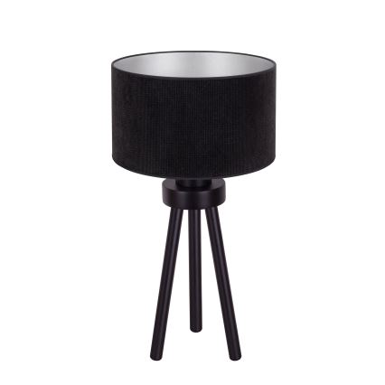 Duolla - Tischleuchte LYON 1xE27/15W/230V d 30 cm schwarz