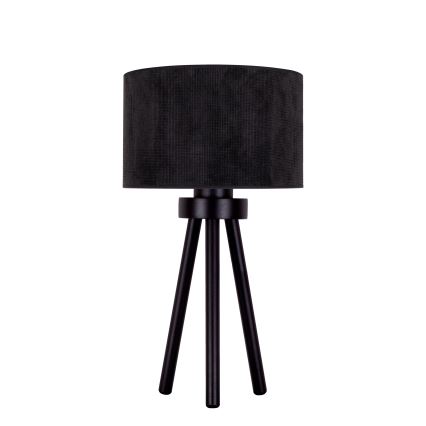 Duolla - Tischleuchte LYON 1xE27/15W/230V d 30 cm schwarz