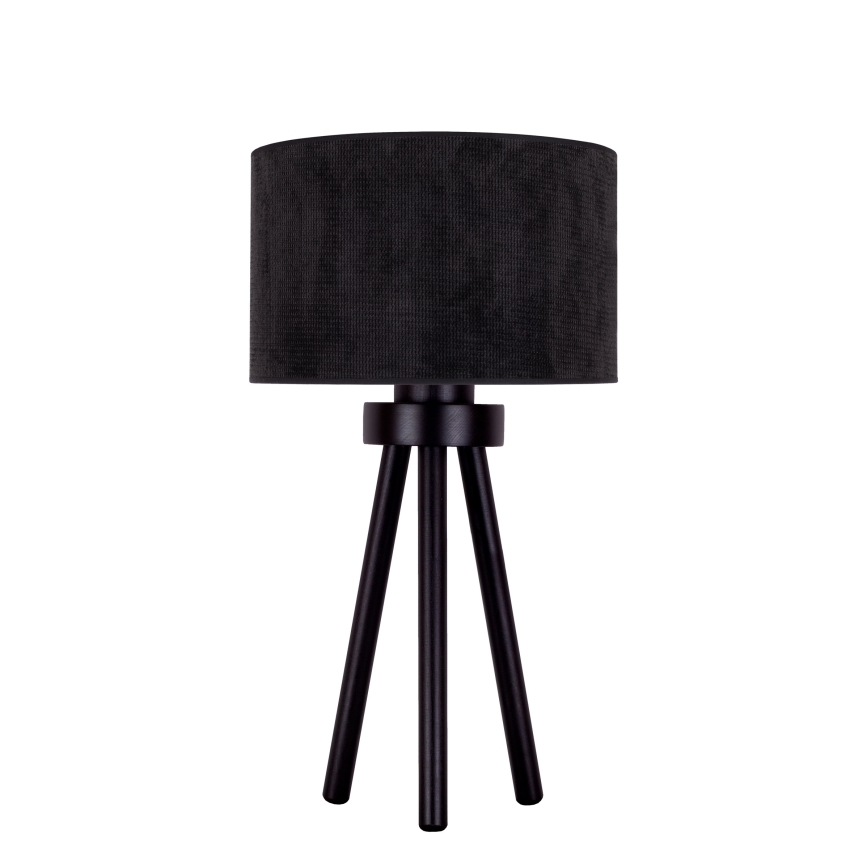 Duolla - Tischleuchte LYON 1xE27/15W/230V d 30 cm schwarz