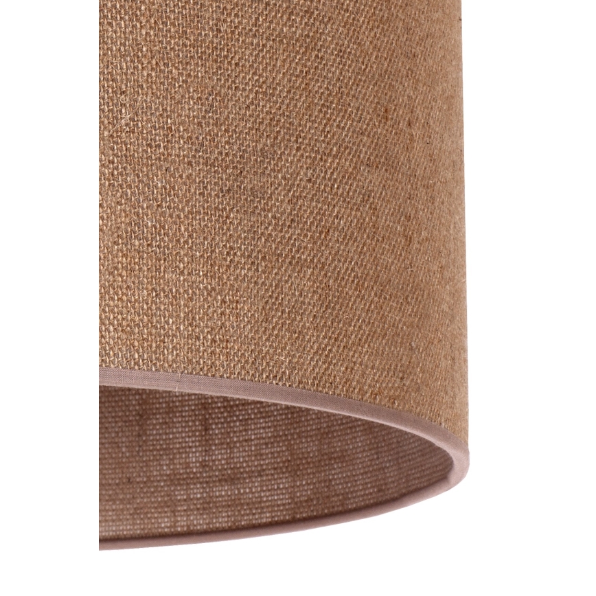 Duolla - Universal-Lampenschirm ROLLER E27 d 50 cm braun