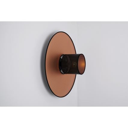 Duolla - Wandleuchte TOKYO SHINY 1xE27/15W/230V d 50 cm kupfern/schwarz