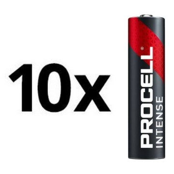 Duracell - 10 Stk. Alkalibatterie Procell Intense LR03/AAA 1,5V 1465 mAh