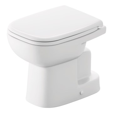 Duravit 21100100002 - Vaso a pavimento D-CODE in ceramica, bianco lucido