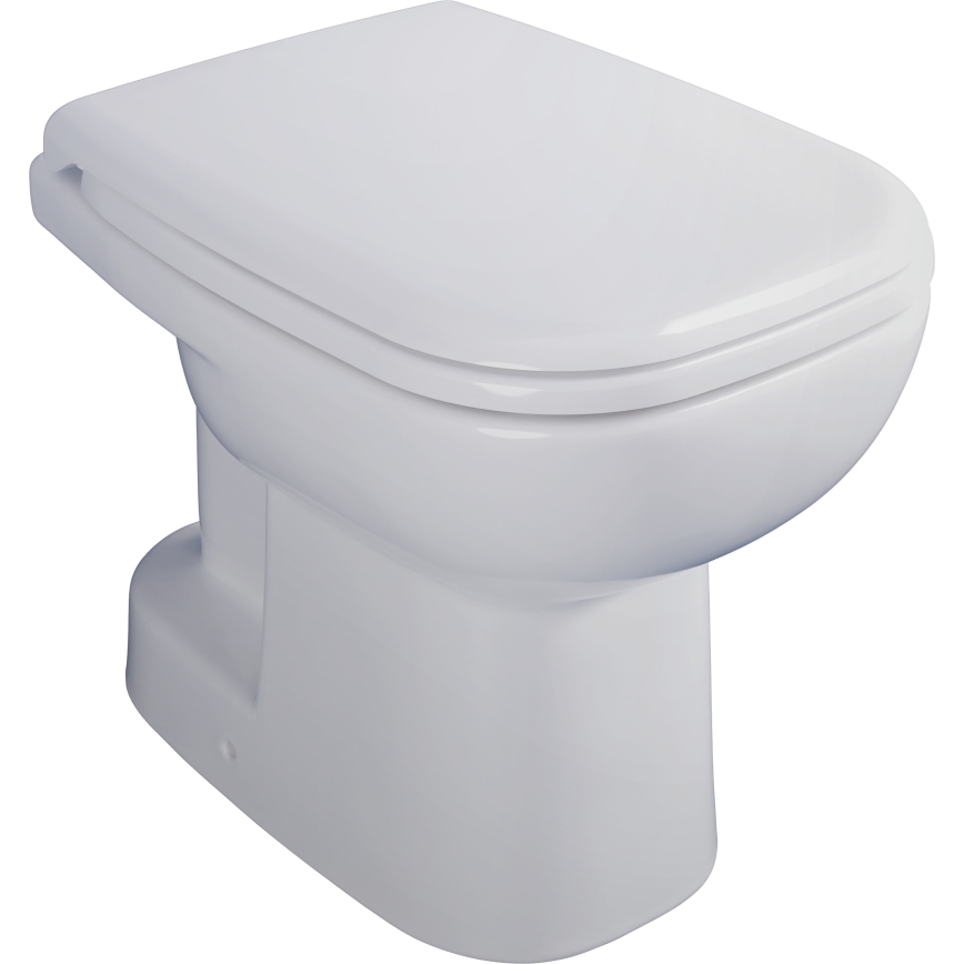 Duravit 21100100002 - Vaso a pavimento D-CODE in ceramica, bianco lucido