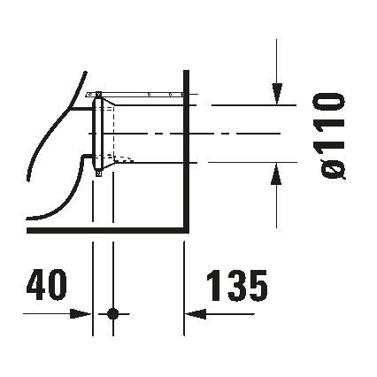 Duravit 21150900002 - WC a pavimento D-CODE ceramica/bianco lucido
