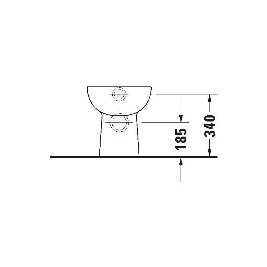 Duravit 21150900002 - WC a pavimento D-CODE ceramica/bianco lucido