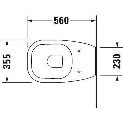 Duravit 21150900002 - WC sur pied D-CODE céramique/blanc brillant