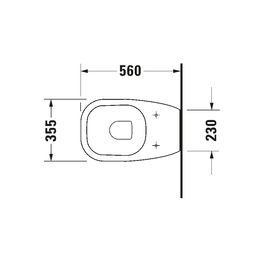 Duravit 21150900002 - WC sur pied D-CODE céramique/blanc brillant