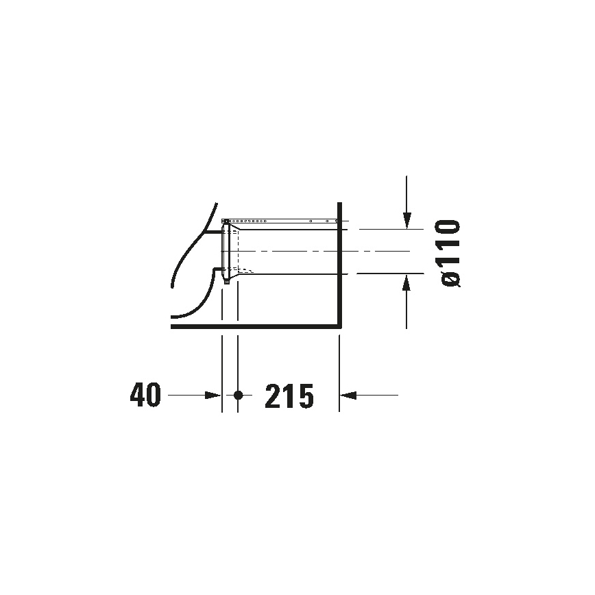 Duravit 21180900002 - WC combiné D-CODE céramique/blanc brillant