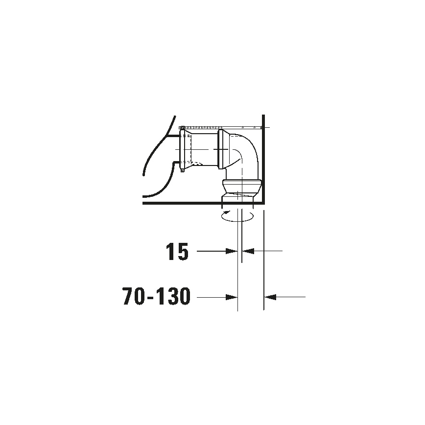 Duravit 21180900002 - WC combiné D-CODE céramique/blanc brillant
