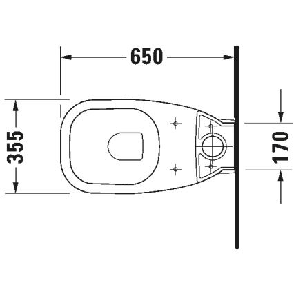 Duravit 21180900002 - WC combiné D-CODE céramique/blanc brillant