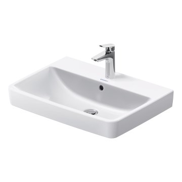 Duravit 23756500002 - Lavabo mural D-NEO 65 x 46 cm en céramique, blanc brillant