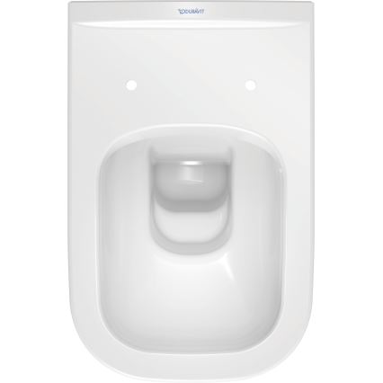 Duravit 25700920002 - Wandhängendes Rimless-WC D-CODE, Keramik, Hochglanzweiß