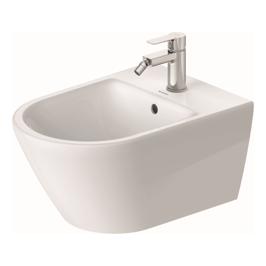 Duravit 27271500002 - Bidet suspendu D-CODE en céramique / blanc brillant