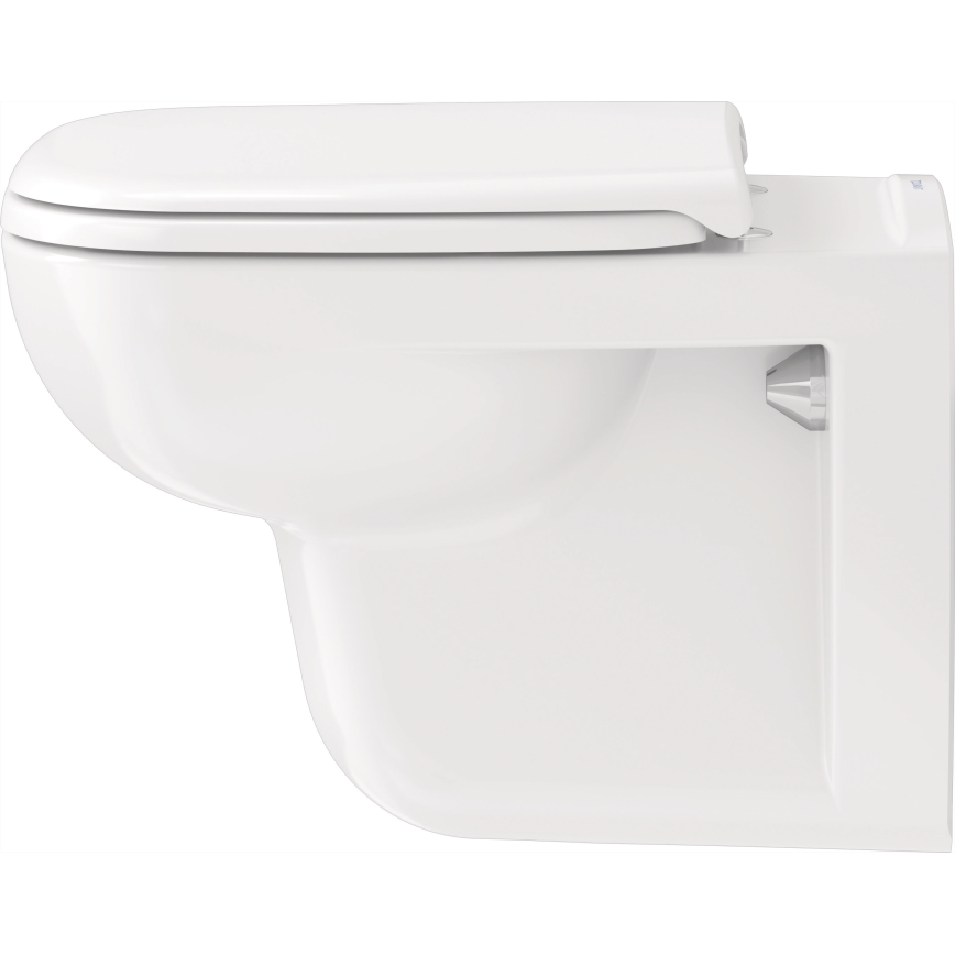 Duravit 45350900A1 - Hänge-WC mit SoftClose-Sitz D-CODE, Keramik, glänzend weiß