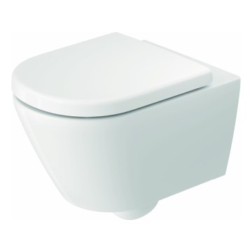 Duravit 49030900B2 - WC sospeso con sedile D-CODE, ceramica/bianco lucido