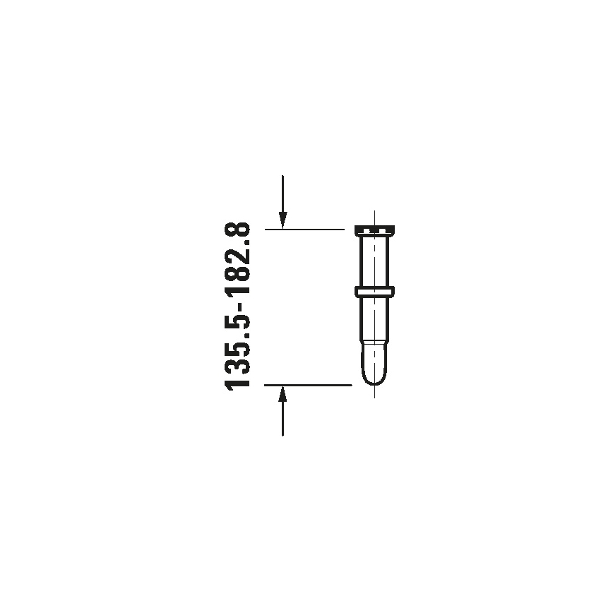 Duravit 50260000 - Siphon universel pour lavabo, chrome brillant