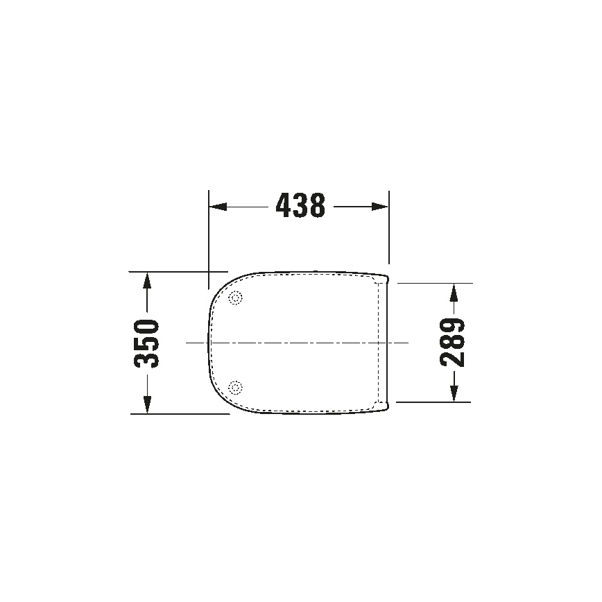 Duravit 67390099 - Abattant WC D-CODE SoftClose 35 x 43,8 cm blanc
