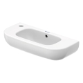 Duravit 7065000092 - Lavabo suspendu D-CODE 50 x 22 cm, céramique, blanc brillant