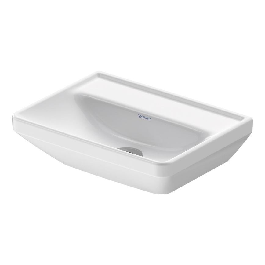 Duravit 738450070 - Lavabo sospeso D-NEO 45 x 33,5 cm in ceramica, finitura bianco lucido