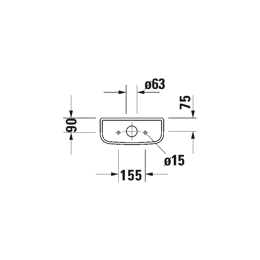 Duravit 927000004 - Spülkasten für WC D-CODE 6/3l Keramik/Weiß