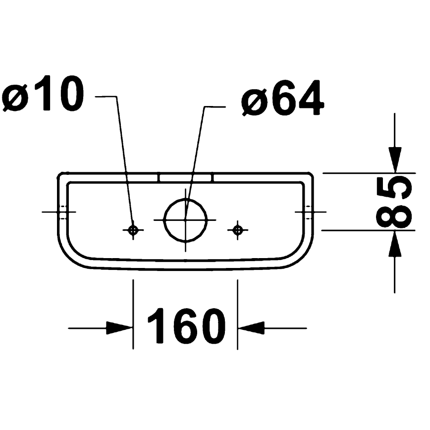 Duravit 9530000852 - Spülkasten für WC D-CODE 4,5/3l Keramik/weiß