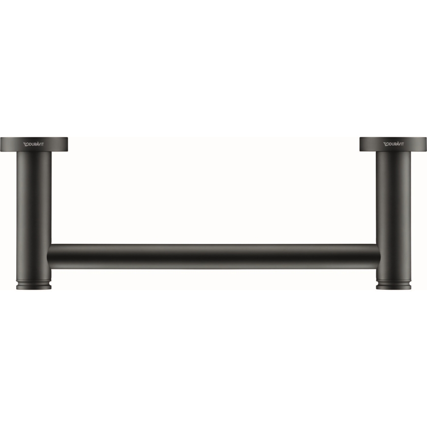 Duravit 99144600 - Maniglia per vasca D-CODE 28,4 cm nero opaco