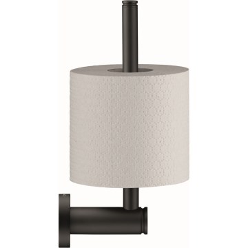 Duravit 99154600 - Support pour papier toilette D-CODE noir mat