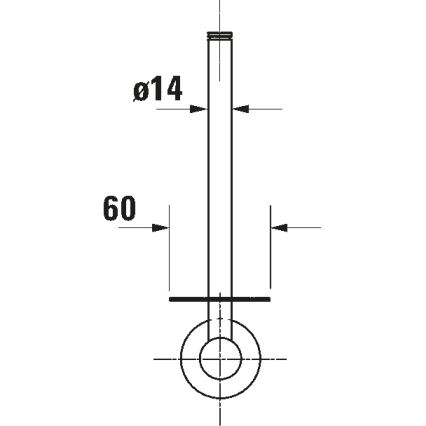 Duravit 99154600 - WC-Papierhalter D-CODE matt schwarz