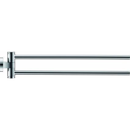 Duravit 99221000 - D-CODE Wand-Handtuchhalter, 44,7 cm, Glanzchrom