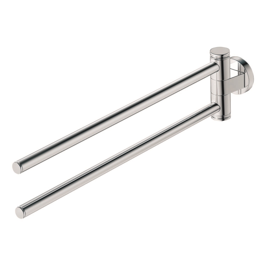 Duravit 99221000 - Porta asciugamani da parete D-CODE 44,7 cm, cromo lucido