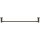 Duravit 99244600 - Wand-Handtuchhalter D-CODE 64,5 cm matt schwarz