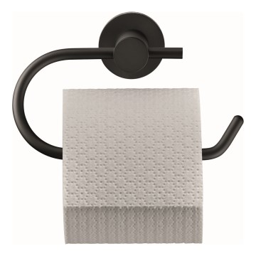 Duravit 99264600 - Porte-rouleau de papier toilette D-CODE noir mat