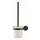 Duravit 99274600 - Scopino WC da parete D-CODE, nero opaco