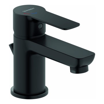 Duravit DC1013001046 - Miscelatore per lavabo + piletta D-CODE nero opaco