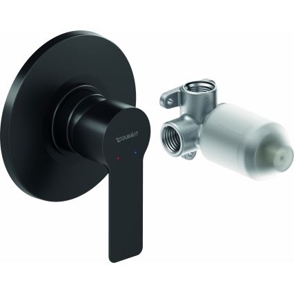 Duravit DC4210007046 - Mitigeur de douche pour installation encastrée D-CODE noir mat