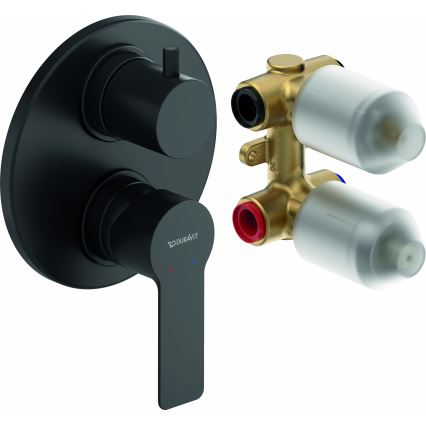 Duravit DC5210008046 - Miscelatore doccia da incasso D-CODE nero opaco