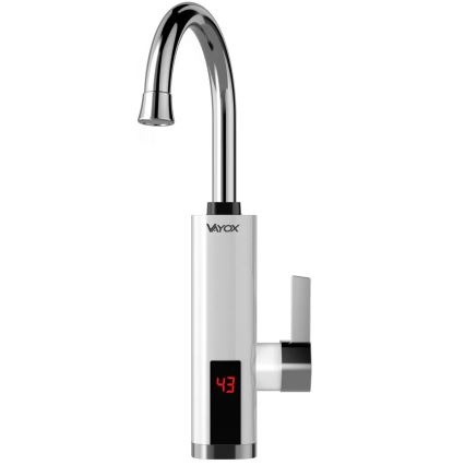 Durchlauferhitzer mit LED-Anzeige 3000W/230V IPX4 weiß