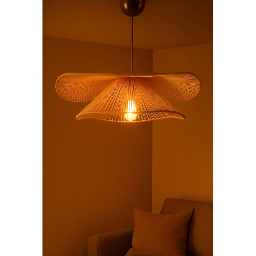 DUVELA Hängeleuchte an Kabel 1xE27/40W/230V beige
