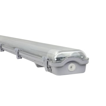 e2 elektro - Luminaire technique CLASSIC pour tubes LED 2xG13/18W/230V 4000K 126,8 cm IP65