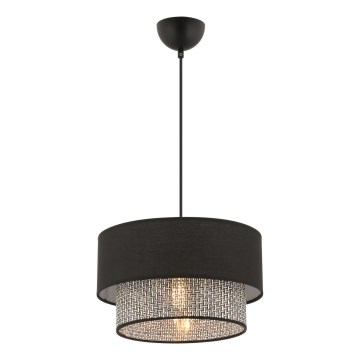 ECHO Hängeleuchte 1xE27/60W/230V schwarz/grau