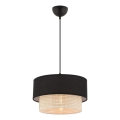ECHO Pendelleuchte 1xE27/60W/230V schwarz/creme