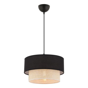 ECHO Pendelleuchte 1xE27/60W/230V schwarz/creme