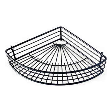 Eckablage für die Dusche 22,7x31,5 cm schwarz